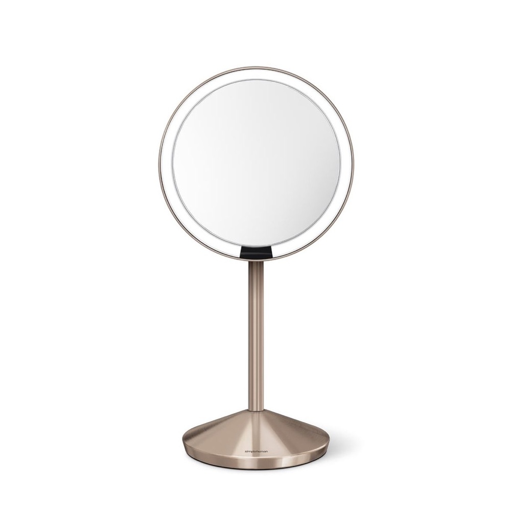 simplehuman Mini Countertop 5-Inch Sensor Mirror
